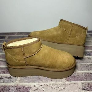 UGG platform Chestnut (Women's）